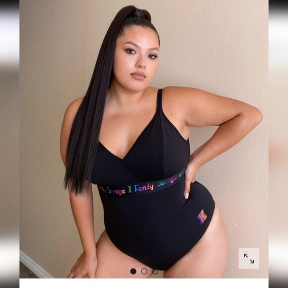 Savage x Fenty Forever Savage Bodysuit with Rainbow Logo - Picture 5 of 5